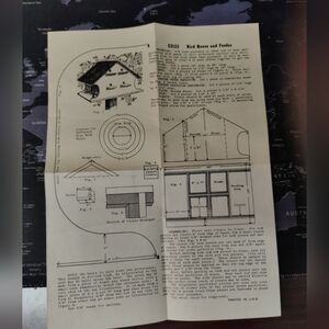 Vintage C3133 Bird House And Feeder Plans